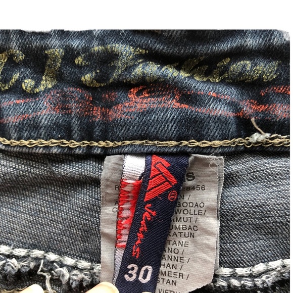 Vintage True Religon Bermuda Jean Shorts - Picture 13 of 16